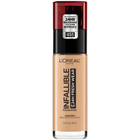 Loreal Infallible 24H Fresh Wear Foundation, Natural Buff #455