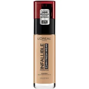 Loreal Infallible 24H Fresh Wear Foundation, Radiant Honey #470