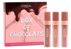 L’Oreal Paris Box of Chocolates Ultra-Matte Liquid Lip Giftset