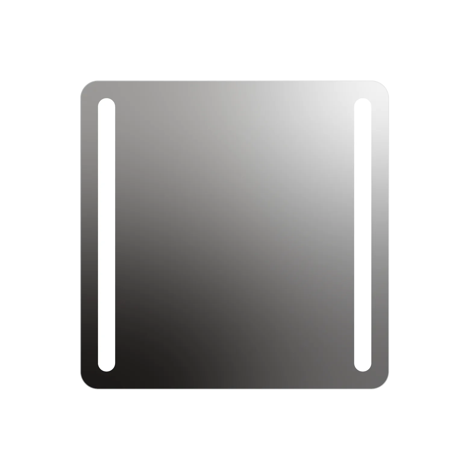 Lumin Rounded Rectangle Lighted Mirror