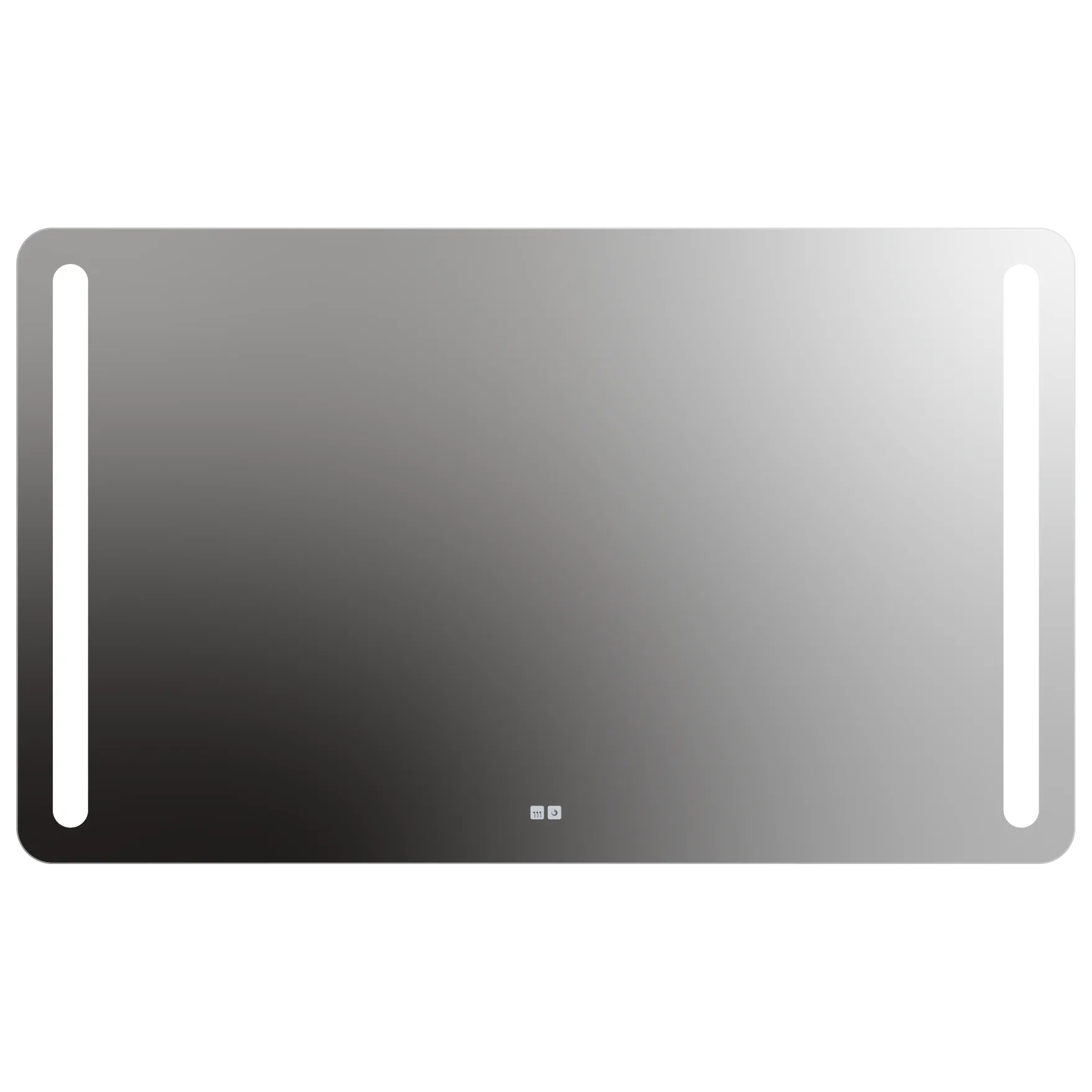 Lumin Rounded Rectangle Lighted Mirror