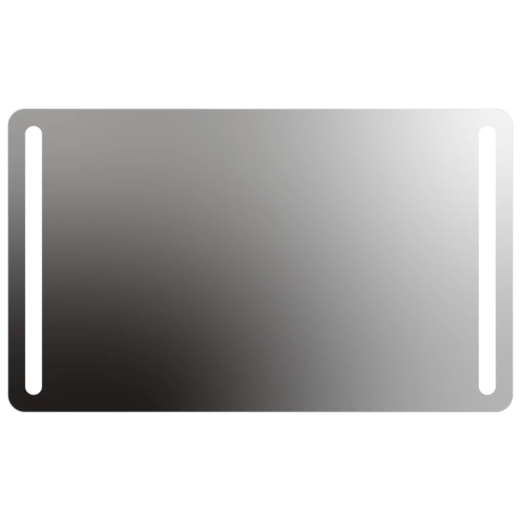 Lumin Rounded Rectangle Lighted Mirror