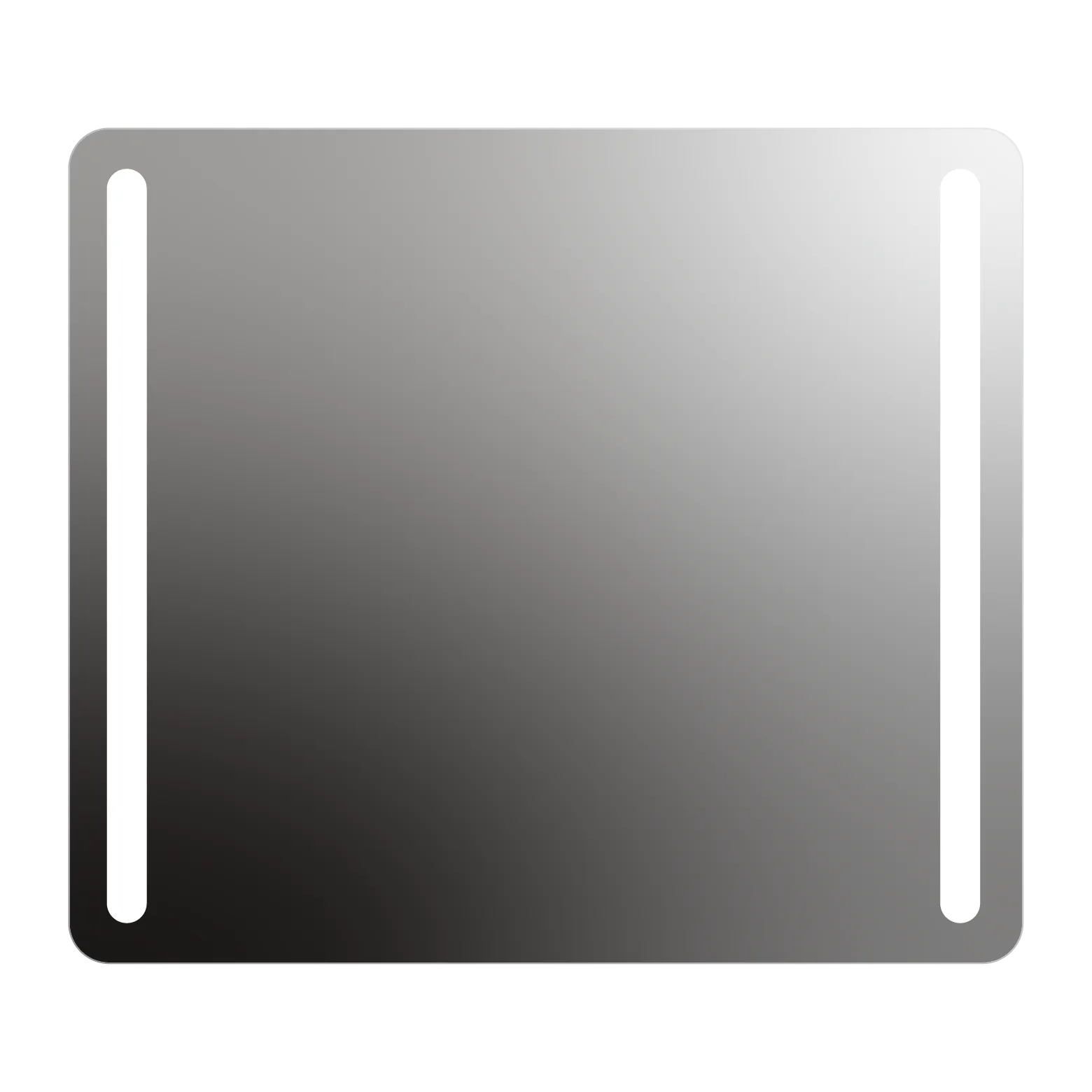 Lumin Rounded Rectangle Lighted Mirror
