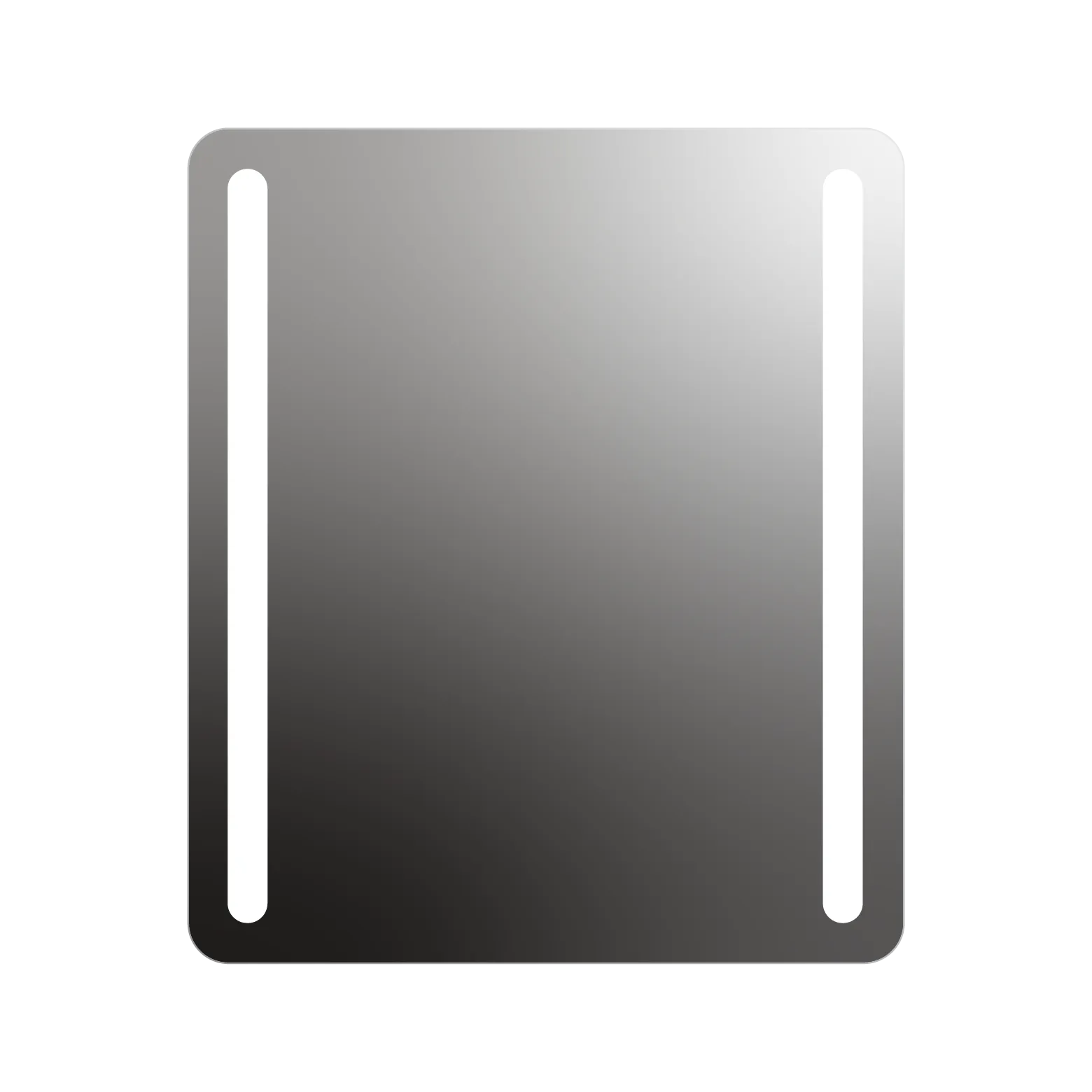 Lumin Rounded Rectangle Lighted Mirror