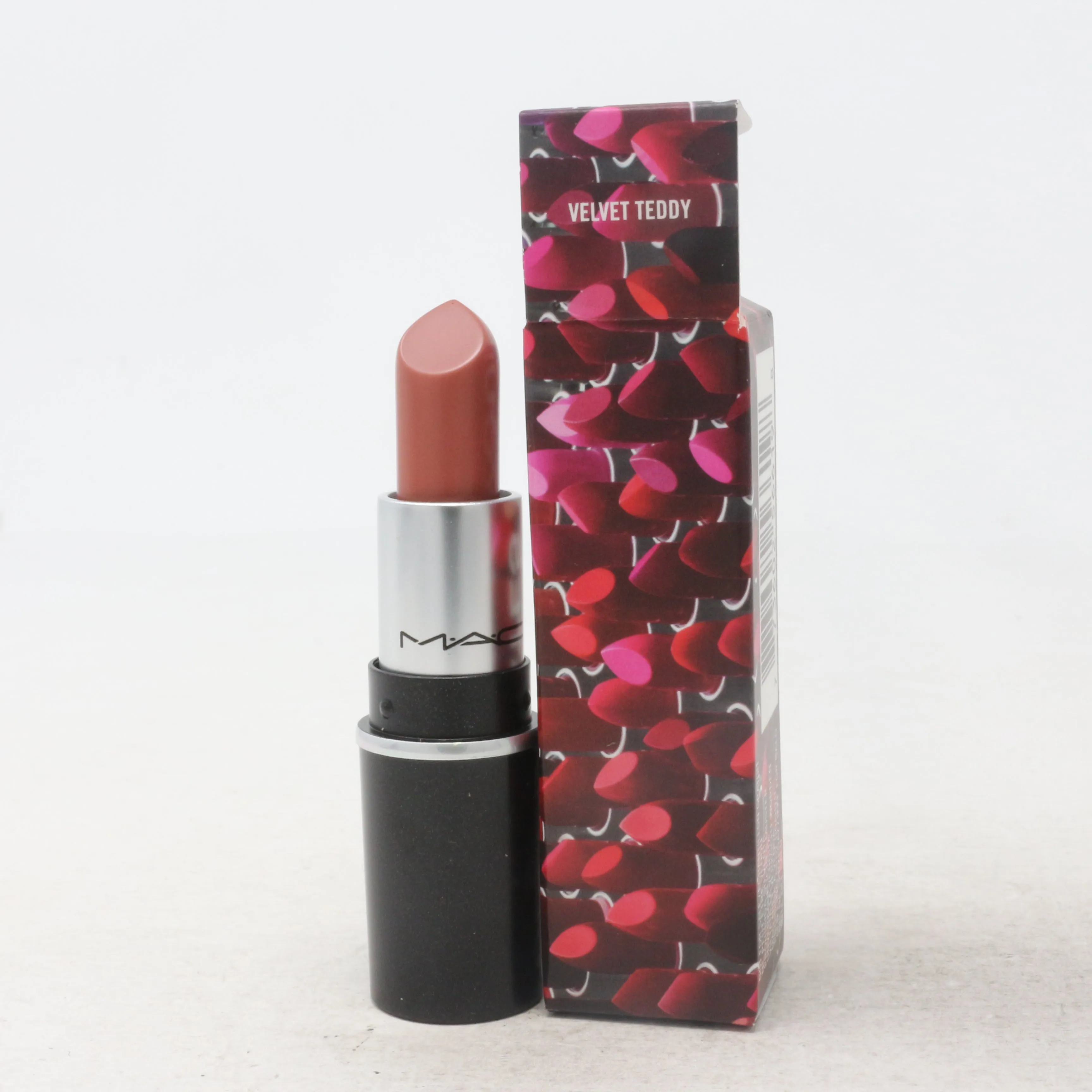 Mac Matte Mini Lipstick Velvet Teddy 0.1oz/3g New With Box