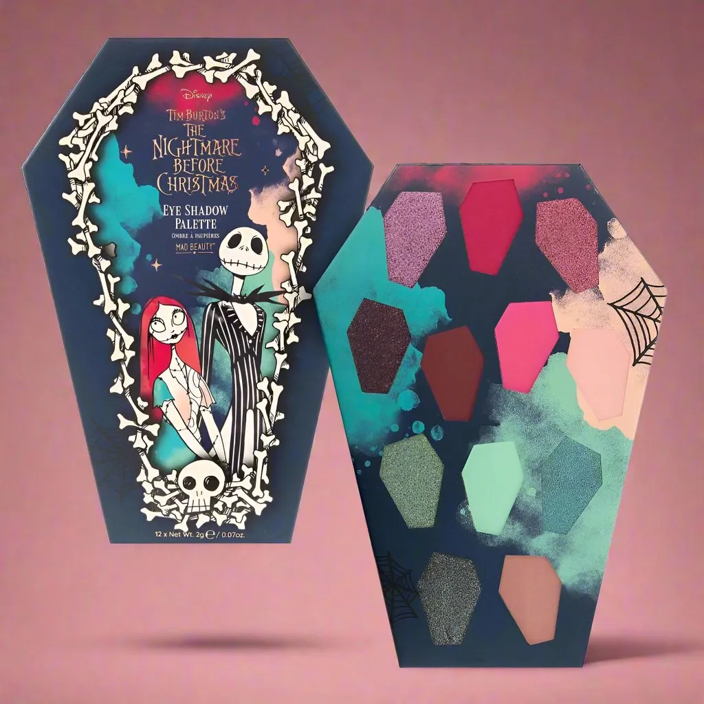 Mad Beauty Disney Nightmare Before Christmas Coffin Eyeshadow Pallet