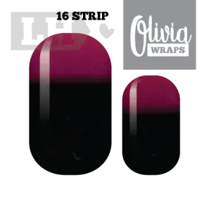 Magenta Evening Nail Wraps