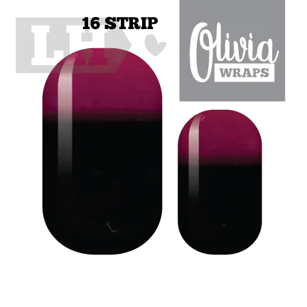 Magenta Evening Nail Wraps