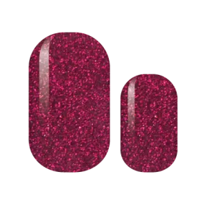 Magenta Sparkle Nail Wraps