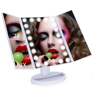 Magnifying Lighted Mirror White