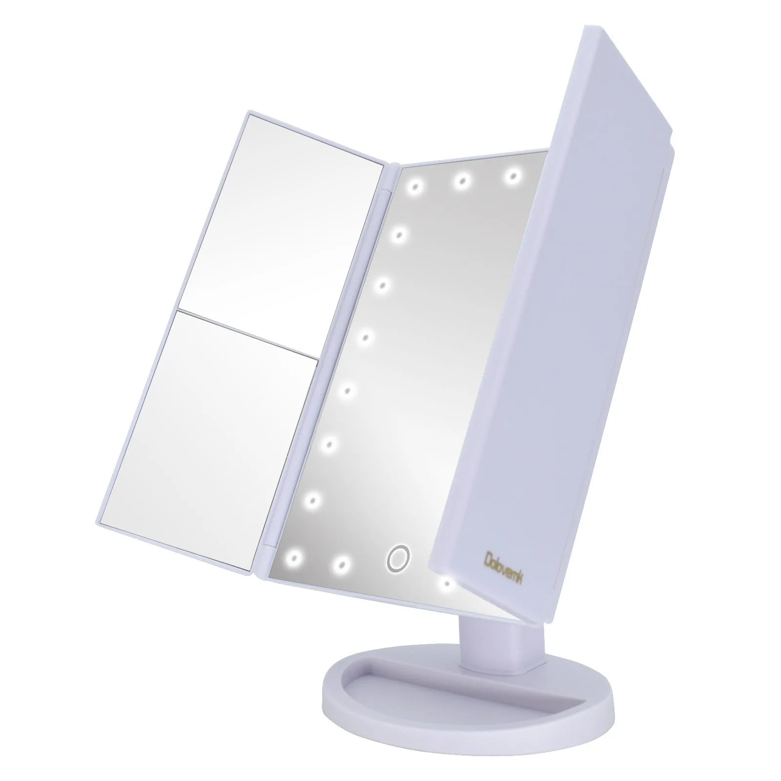 Magnifying Lighted Mirror White