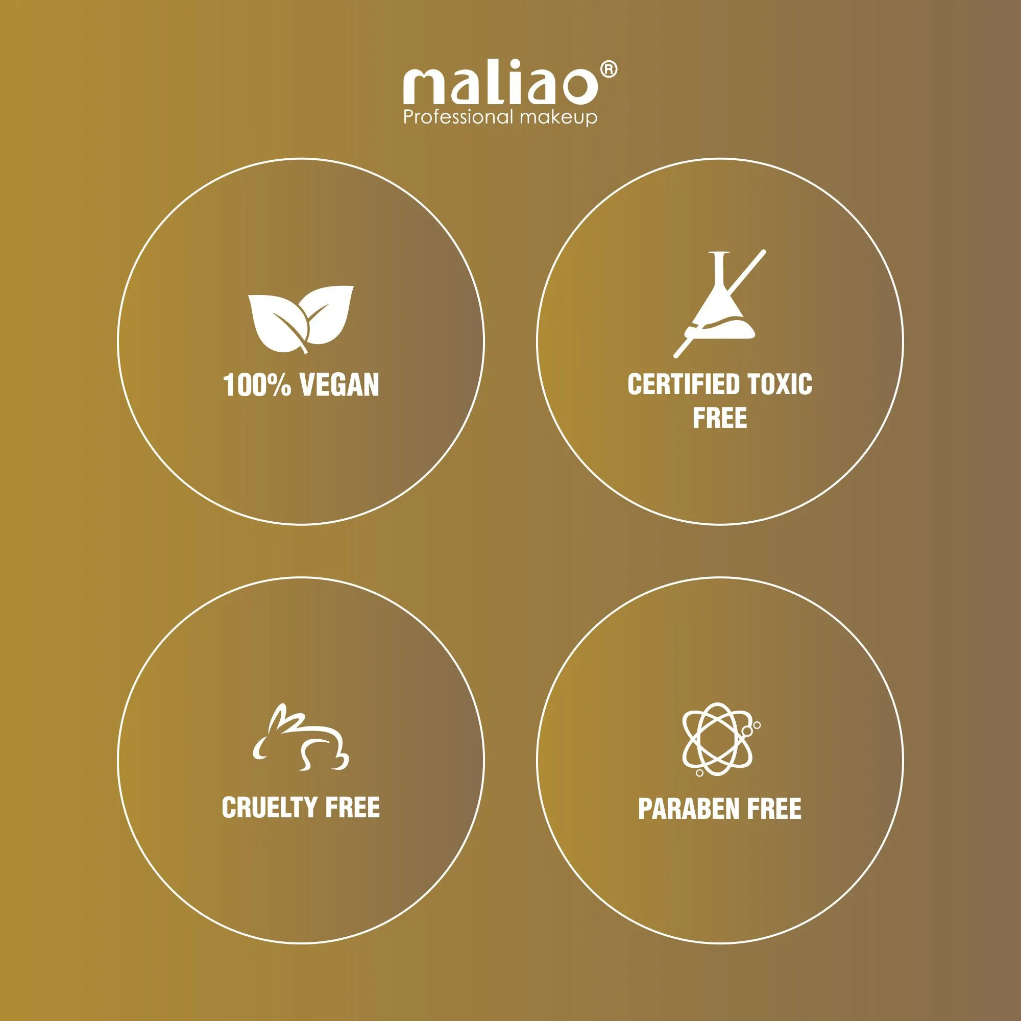 MALIAO 24 Hr Long-Lasting Gel Eye Liner 2 in 1 with Exclusive Eyeliner Brush