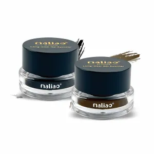 MALIAO 24 Hr Long-Lasting Gel Eye Liner 2 in 1 with Exclusive Eyeliner Brush