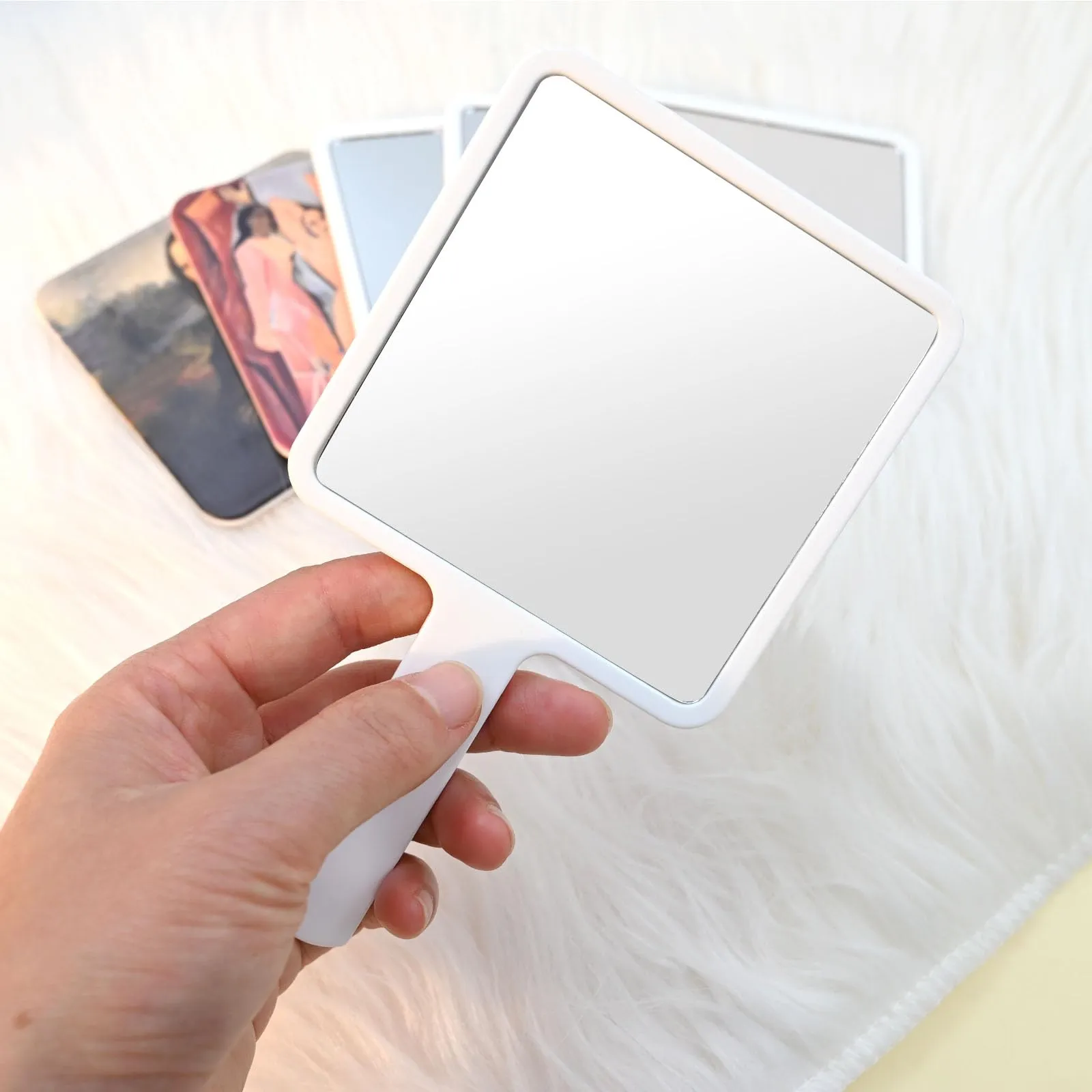 Masterpiece Series - HD Portable Handheld Makeup Mirror (Set of 6)