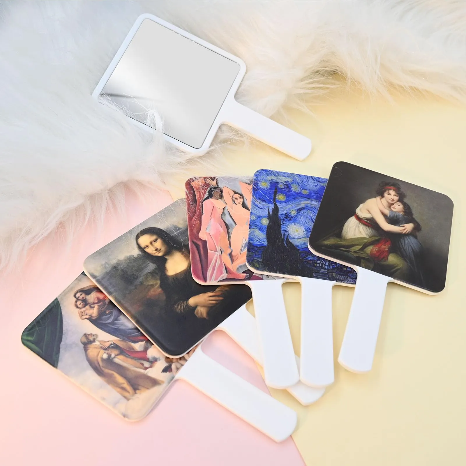 Masterpiece Series - HD Portable Handheld Makeup Mirror (Set of 6)