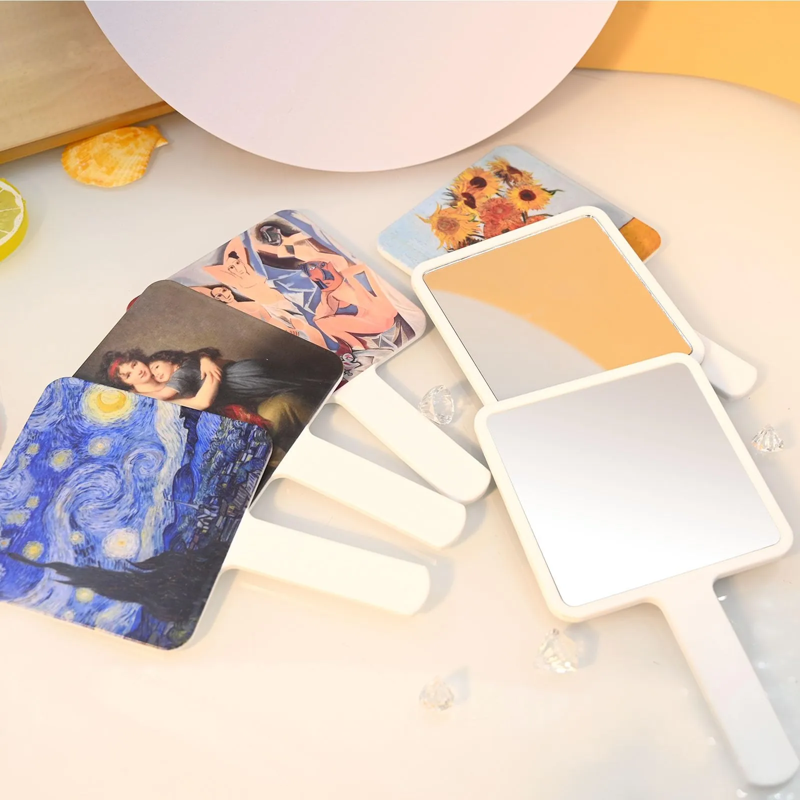 Masterpiece Series - HD Portable Handheld Makeup Mirror (Set of 6)