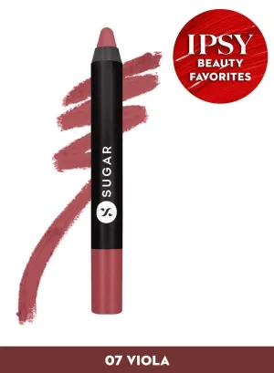 Matte As Hell Crayon Lipstick - 07 Viola