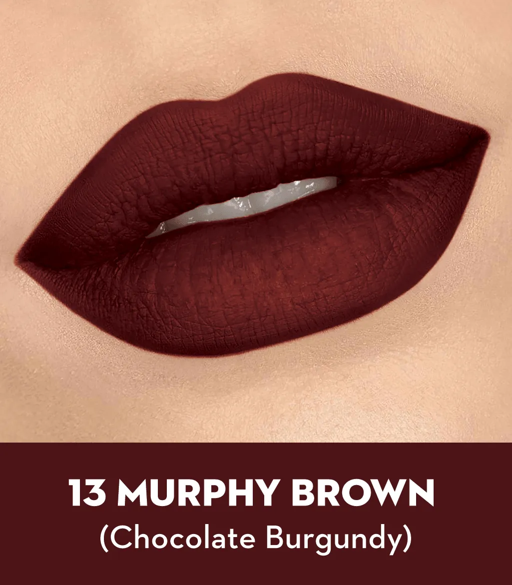 Matte As Hell Crayon Lipstick - 13 Murphy Brown