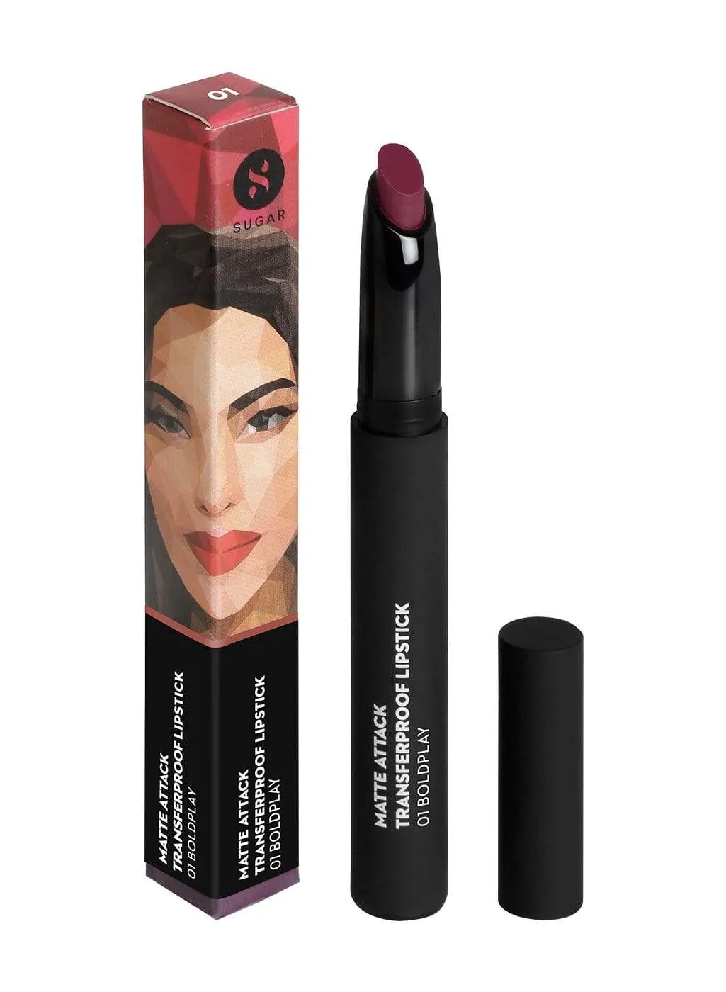 Matte Attack Transferproof Lipstick - 01 Boldplay