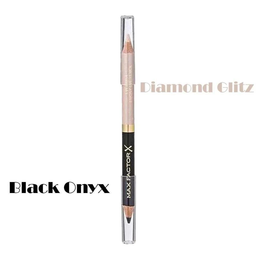 MAX FACTOR -  Eyefinity Duo Smoky Eyeliner Pencil - Black Onyx Brow