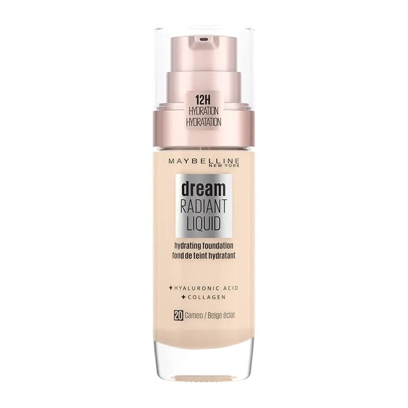 Maybelline Dream Radiant Liquid Hydrating Foundation with Hyaluronic Acid and Collagen