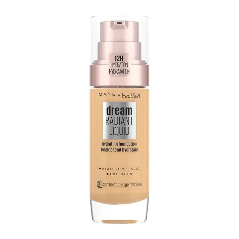 Maybelline Dream Radiant Liquid Hydrating Foundation with Hyaluronic Acid and Collagen