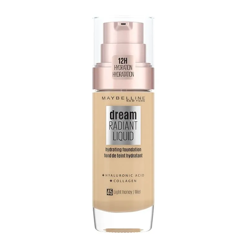Maybelline Dream Radiant Liquid Hydrating Foundation with Hyaluronic Acid and Collagen