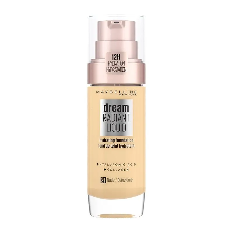 Maybelline Dream Radiant Liquid Hydrating Foundation with Hyaluronic Acid and Collagen