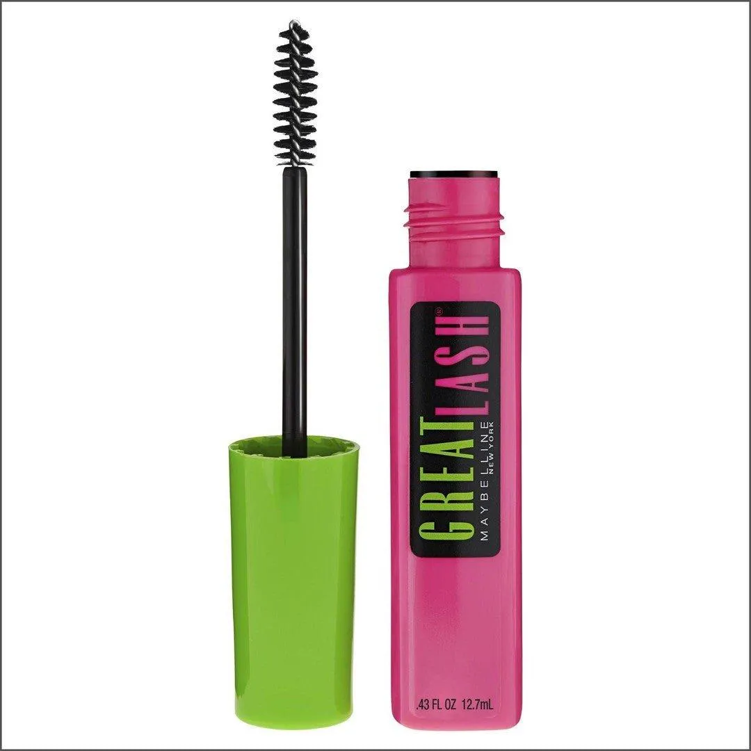 Maybelline Great Lash Volumizing Mascara - Blackest Black