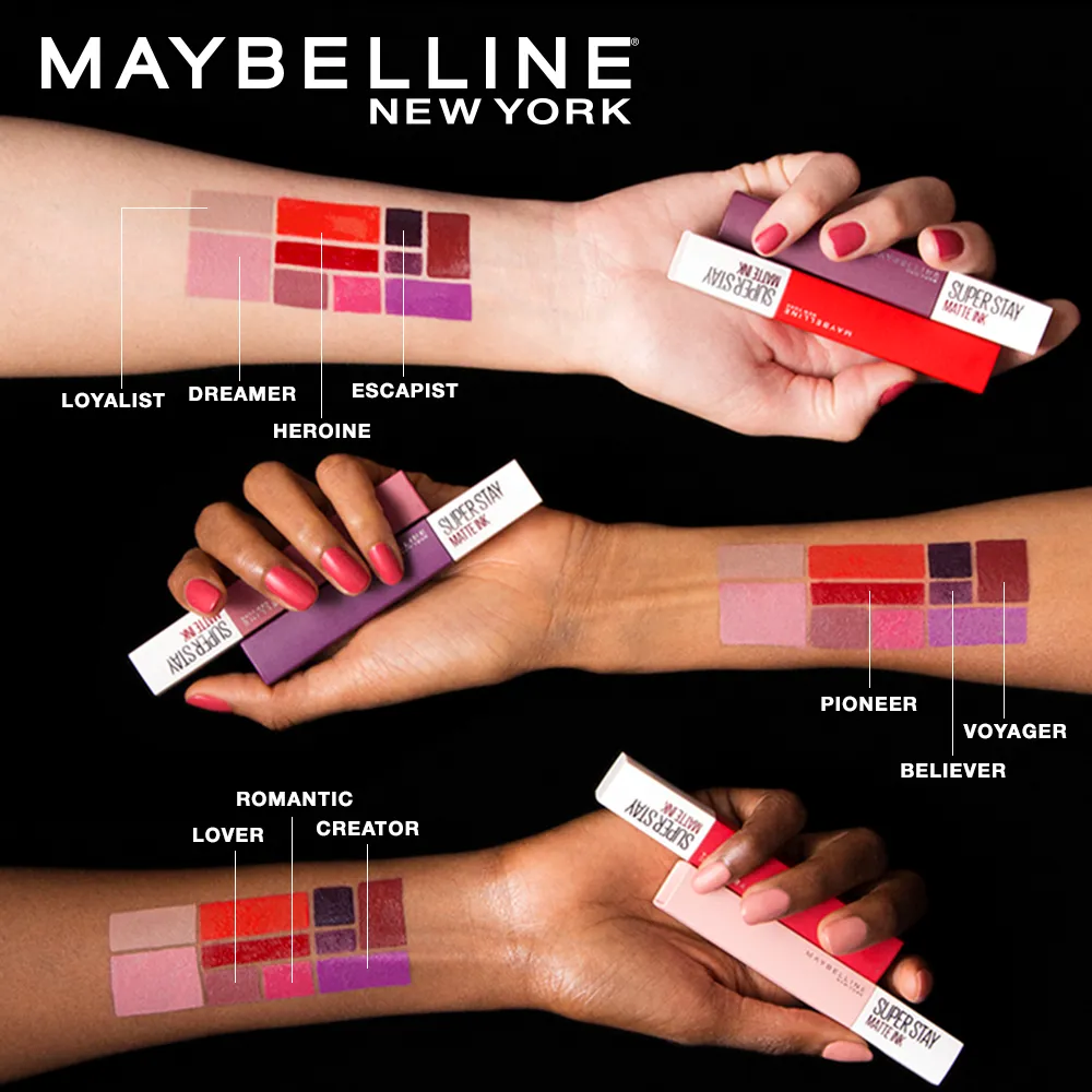 Maybelline New York Super Stay Matte Ink Liquid Lipstick, 15 Lover, 5g