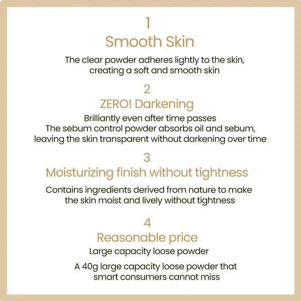 [MCC]  PERFECT FINISH LOOSE POWDER 40G
