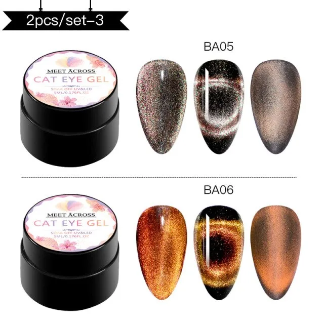 MEET ACROSS Magnetic Gel Polish