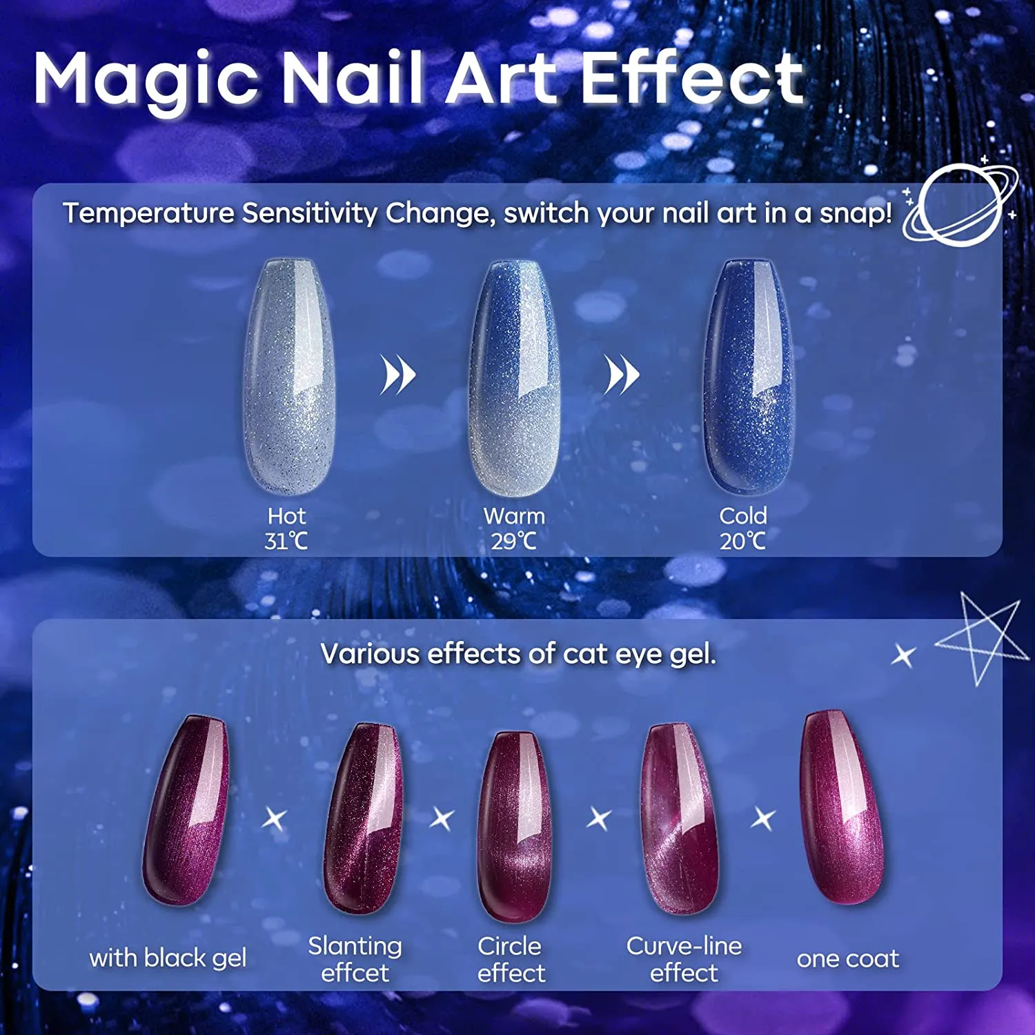 Milky Way - 6 Shades Inspire Gel Set 7ml