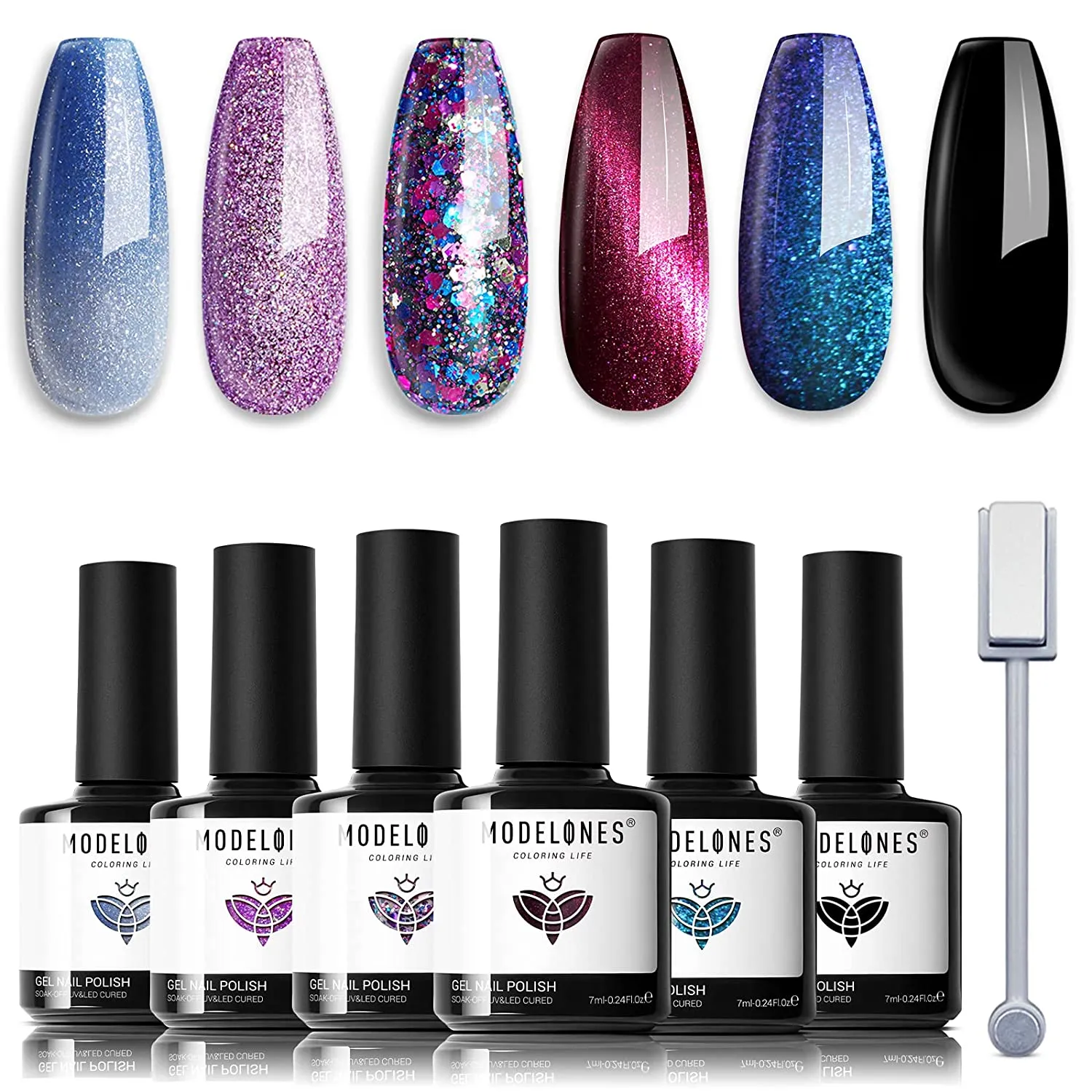 Milky Way - 6 Shades Inspire Gel Set 7ml