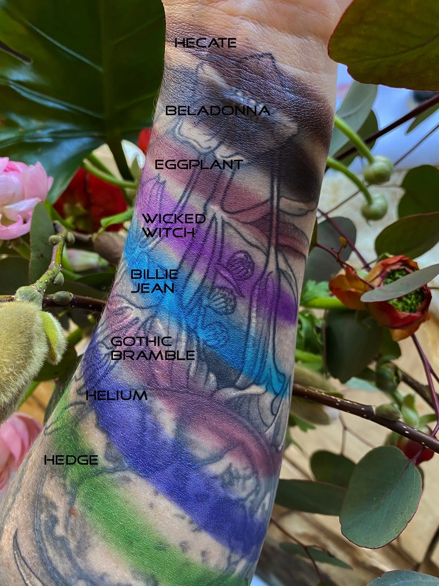 Mineral & Shea - (Purples, Blues, Blacks, Cool Tones) Lip Spells