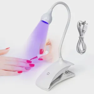 Mini Flexible Led UV Nail Lights Lamp for Press-On Nail
