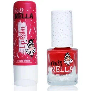 Miss Nella Lip Balm Sugar Plum   Nail Polish Cheery Macaroon
