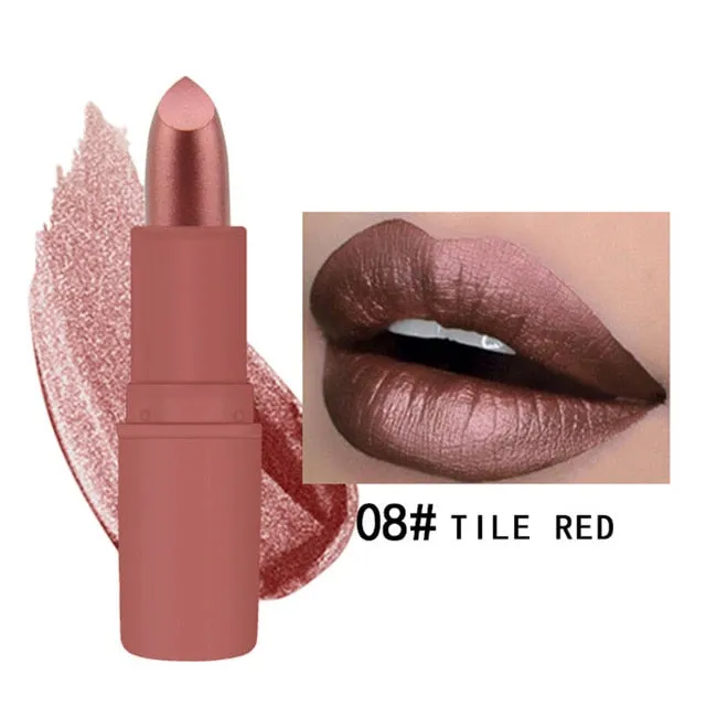MK Waterproof Long Lasting Metallic Matte Lipstick