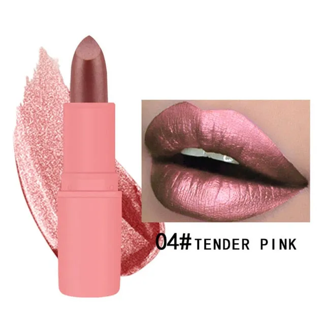 MK Waterproof Long Lasting Metallic Matte Lipstick