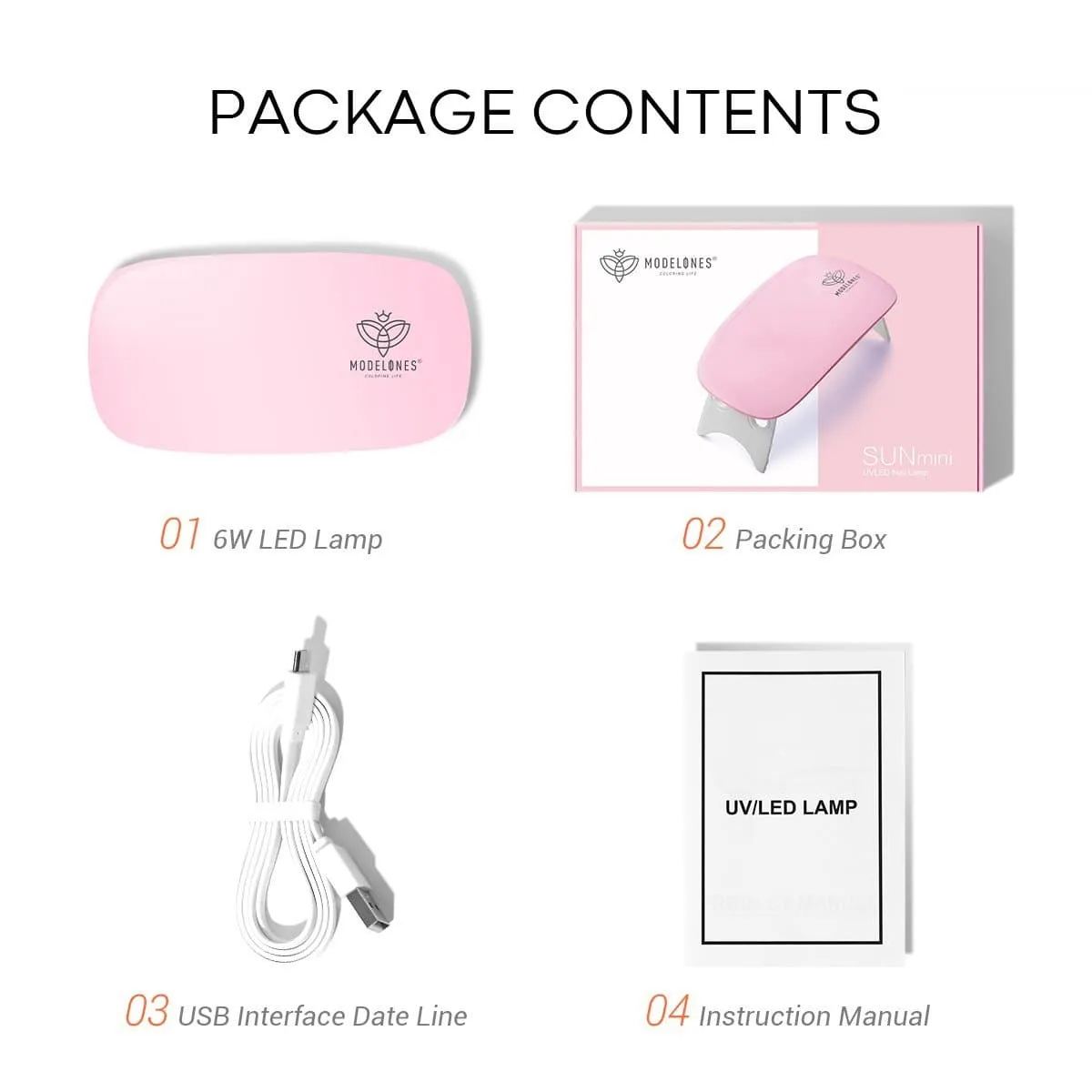 Modelones 6W UV Mini Led Nail Lamp
