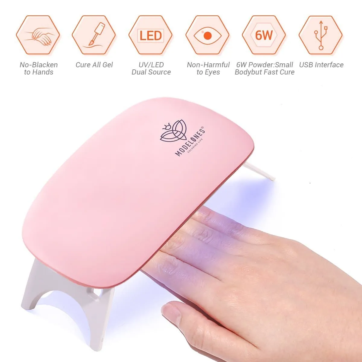 Modelones 6W UV Mini Led Nail Lamp