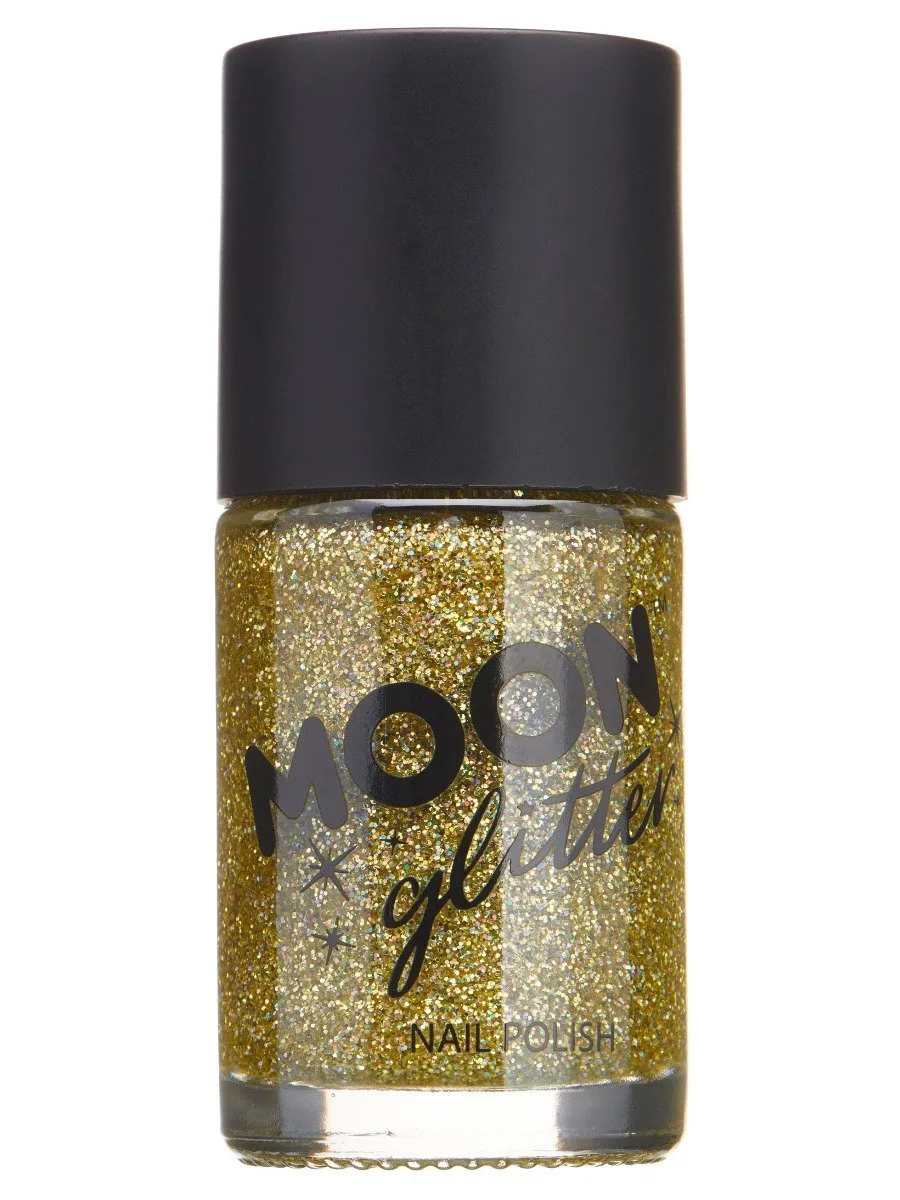 Moon Glitter Holographic Nail Polish - Purple