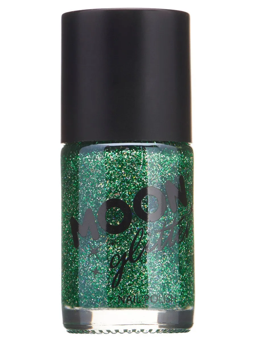 Moon Glitter Holographic Nail Polish - Purple