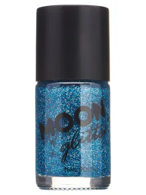 Moon Glitter Holographic Nail Polish - Purple