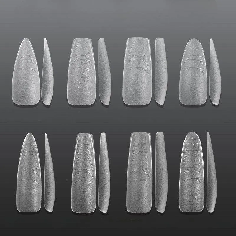 Nail Art Gel Nail Extensions Tips with Guide Line