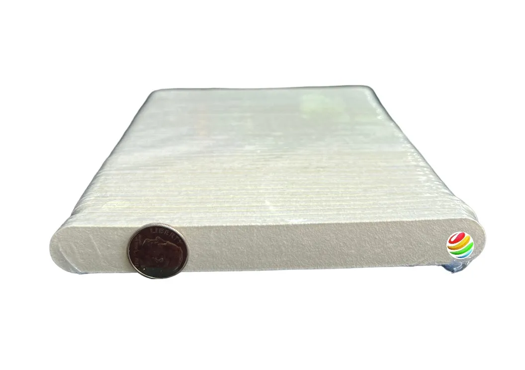 Nail Files & Emery Boards 5” Coarse & Medium 80/100 Grit White Mini File 7510