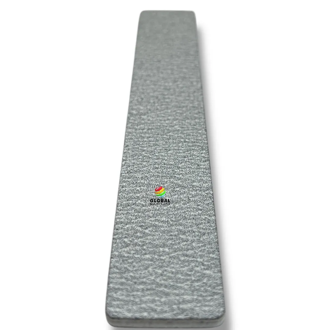 Nail Files & Emery Boards 7” 80/80 grit COARSE Jumbo Zebra Square File
