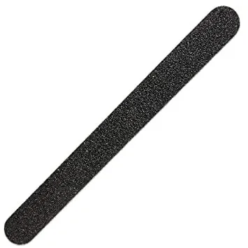 Nail Files & Emery Boards 7” 80/80 grit COARSE Washable (Black with Pink Center)