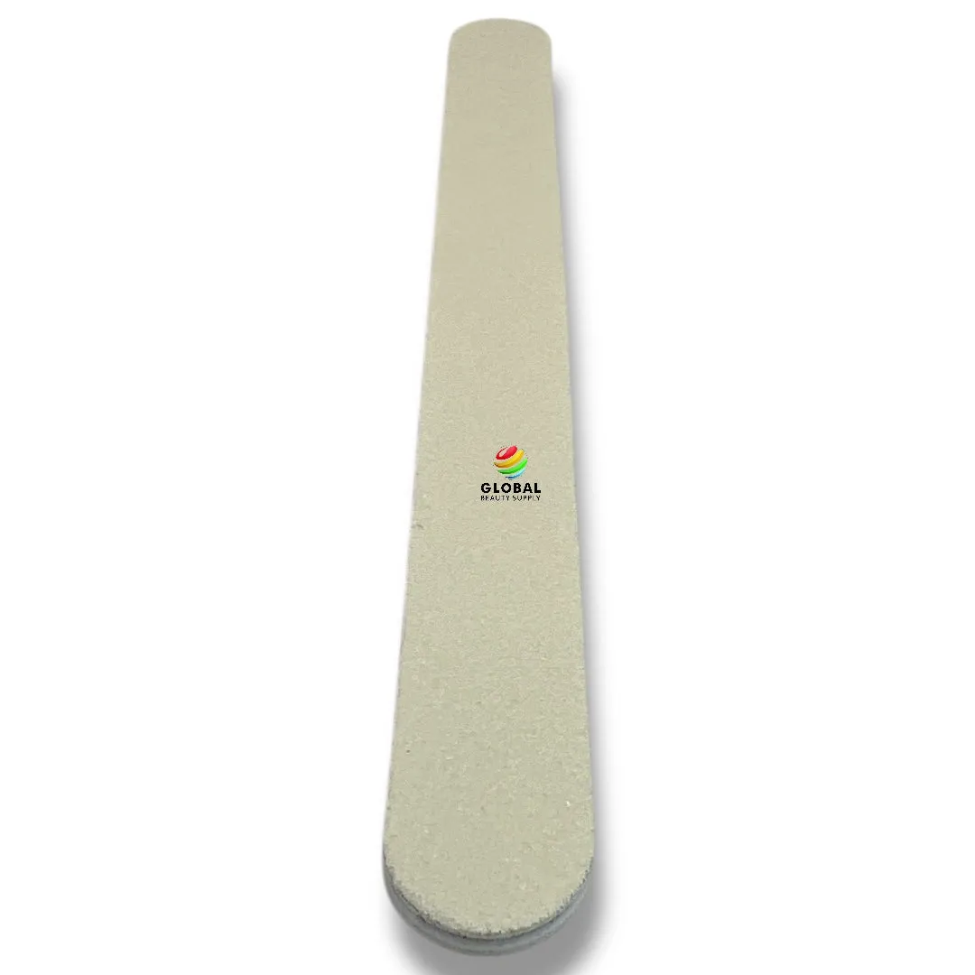 Nail Files & Emery Boards 7” 80/80 grit xCoarse & X-Coarse White-White File 8433