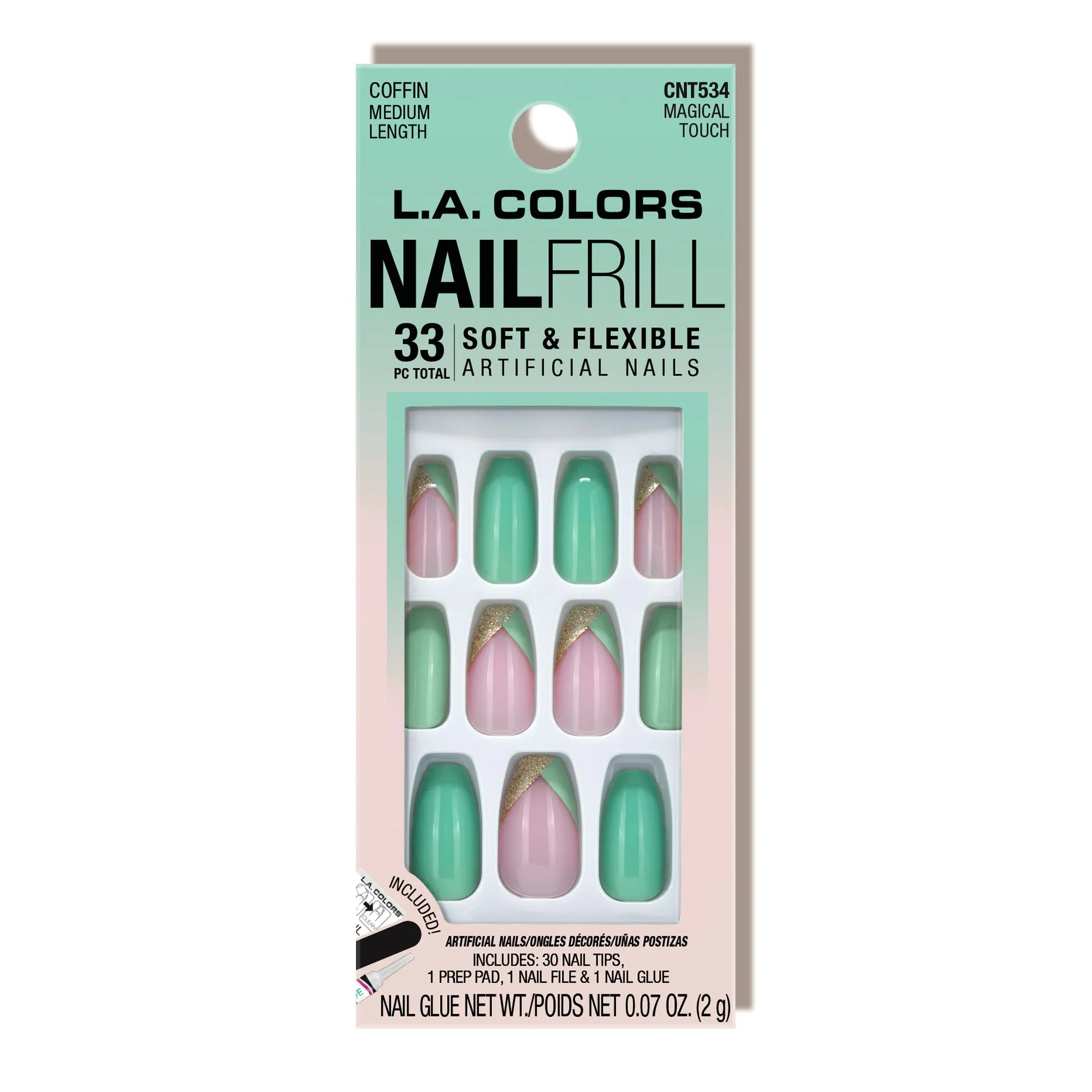 Nail Frill Soft & Flexible Artificial Nails